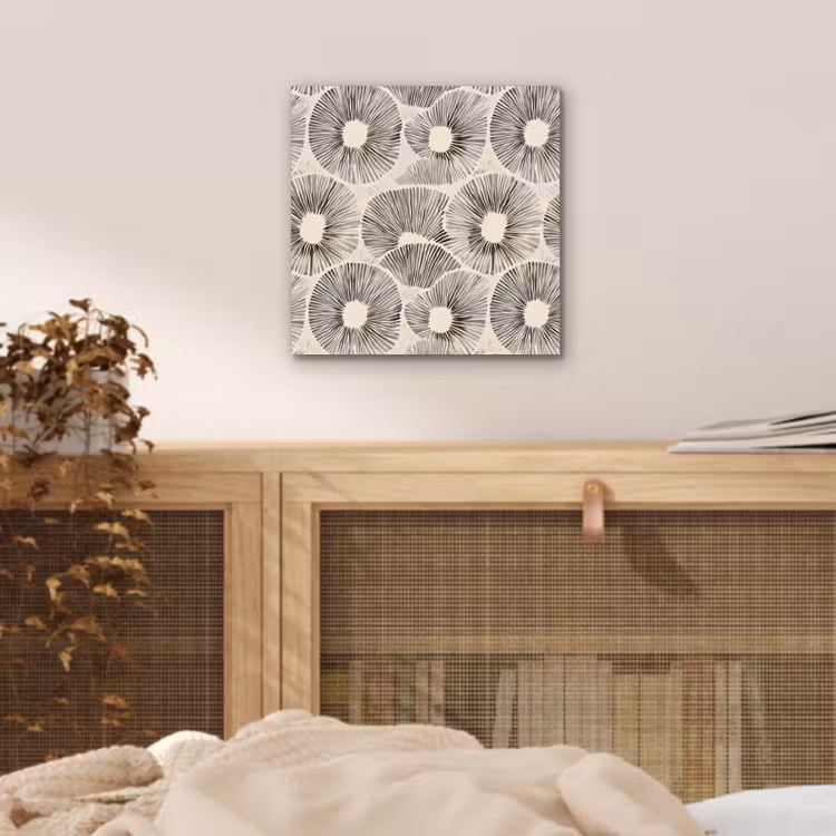 Cirkels - Patroon - Zwart aluminium wit klein 46 -sfeer3