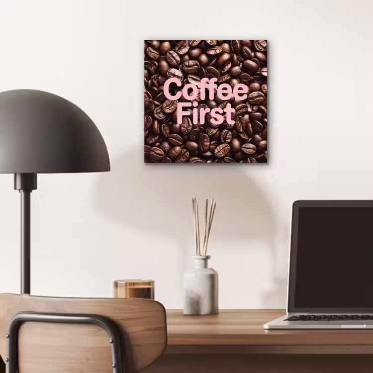 Coffee First - Koffiebonen - Roze aluminium wit klein -sfeer5