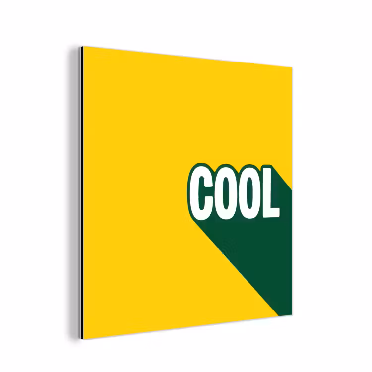 Cool - Geel - Groen aluminium wit klein -3d