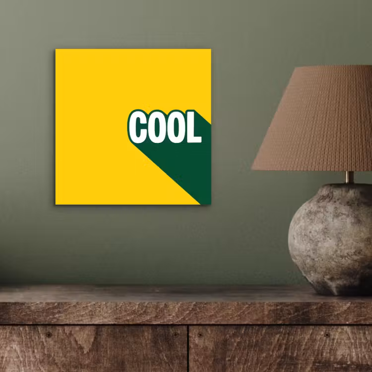 Cool - Geel - Groen aluminium wit klein -sfeer2
