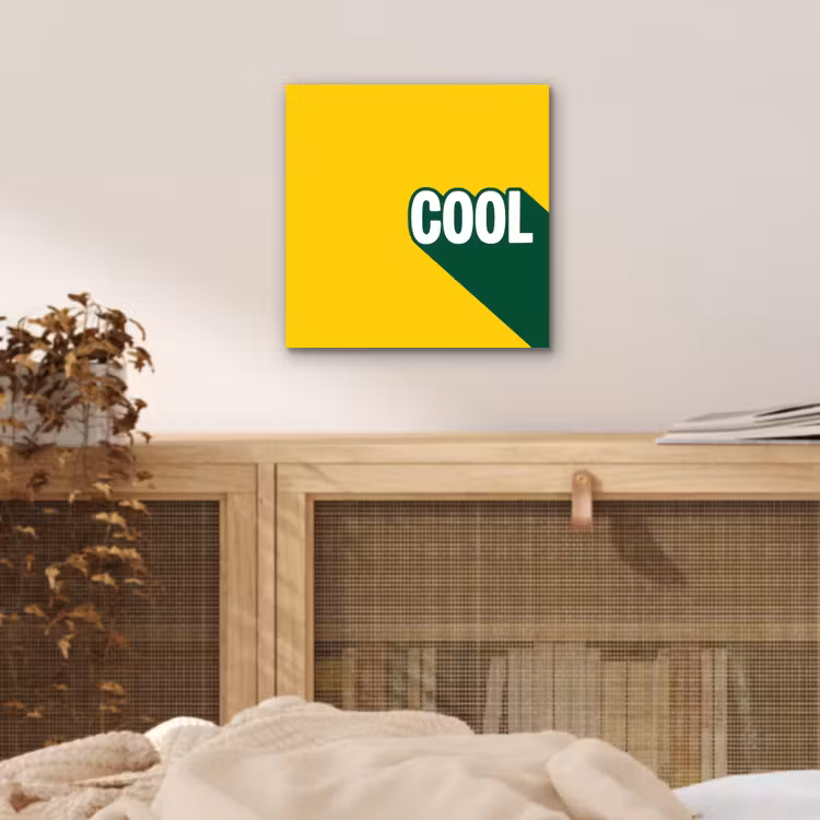 Cool - Geel - Groen aluminium wit klein -sfeer3