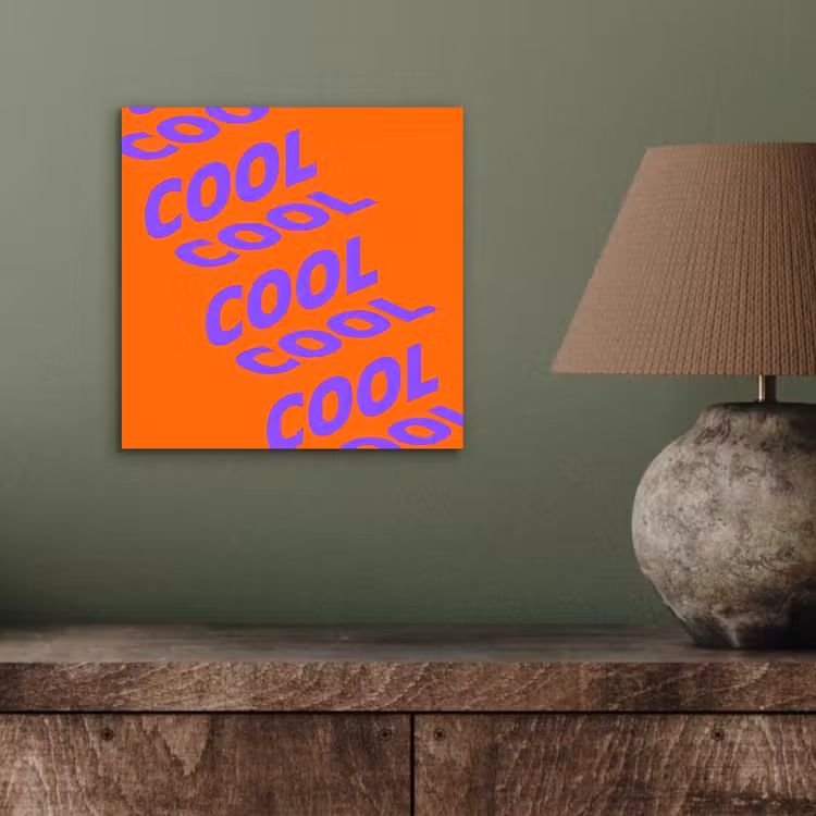 Cool - Paars - Oranje aluminium wit klein -sfeer2
