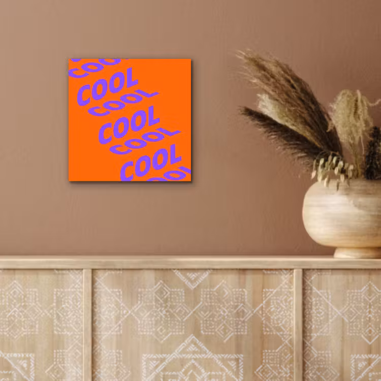 Cool - Paars - Oranje aluminium wit klein -sfeer4