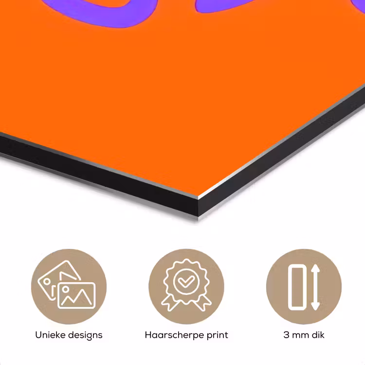 Cool - Paars - Oranje aluminium wit klein -closeup_NL