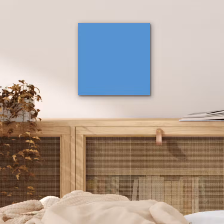 Cornflower - Blue - Blauw aluminium wit klein 46 -sfeer3