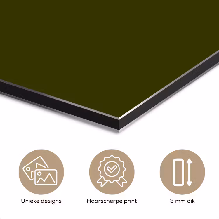 Dark  - Olive - Groen aluminium wit klein 46 -closeup_NL