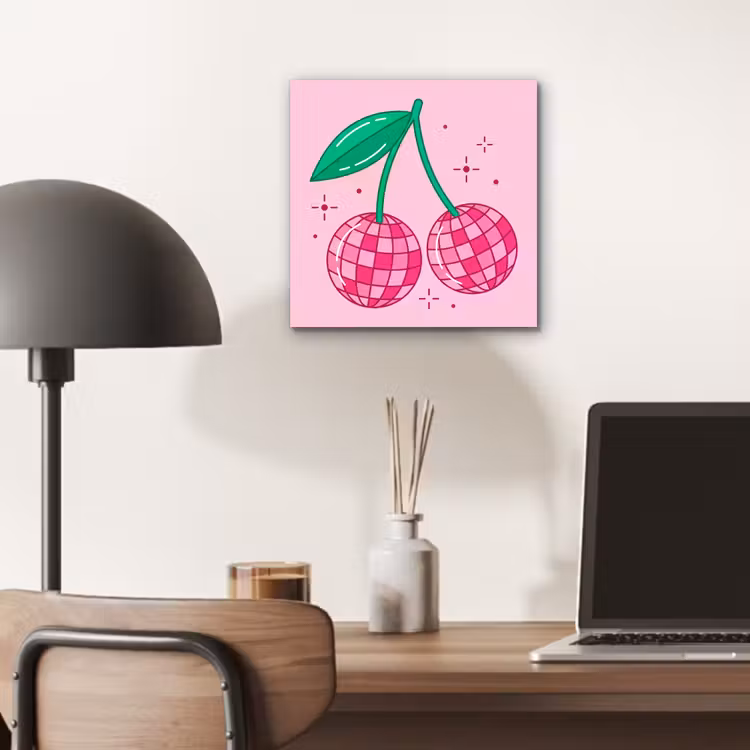 Decoratie - Disco-bal - Feest - Roze aluminium wit klein -sfeer5