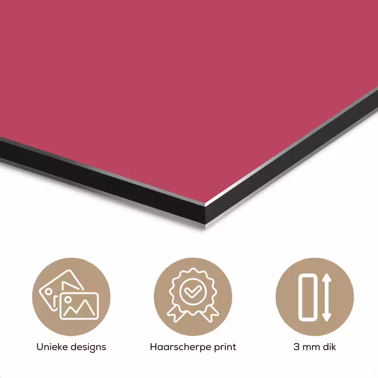 Deep - Berry - Rood aluminium wit klein 46 -closeup_NL