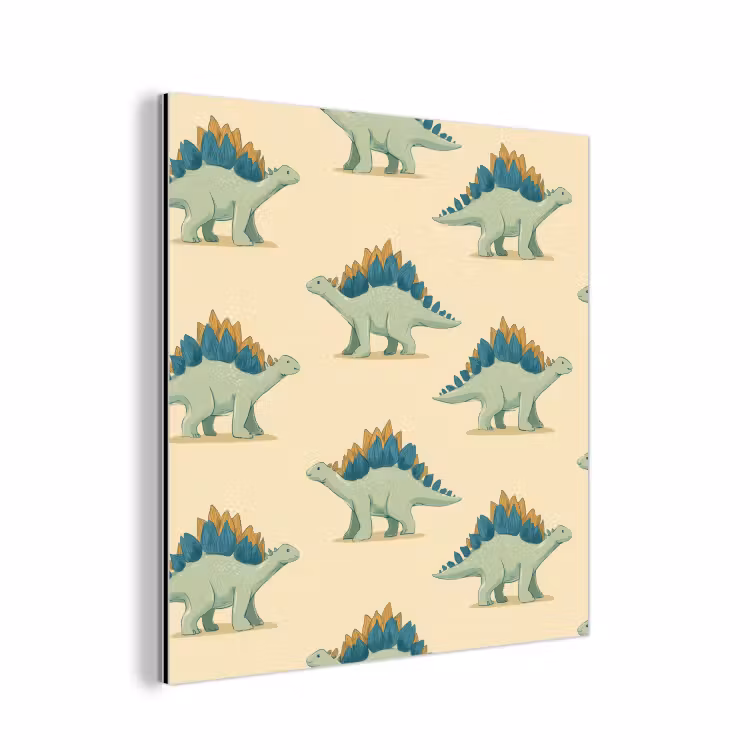 Dino - Patroon - Groen aluminium wit klein 46 -3d