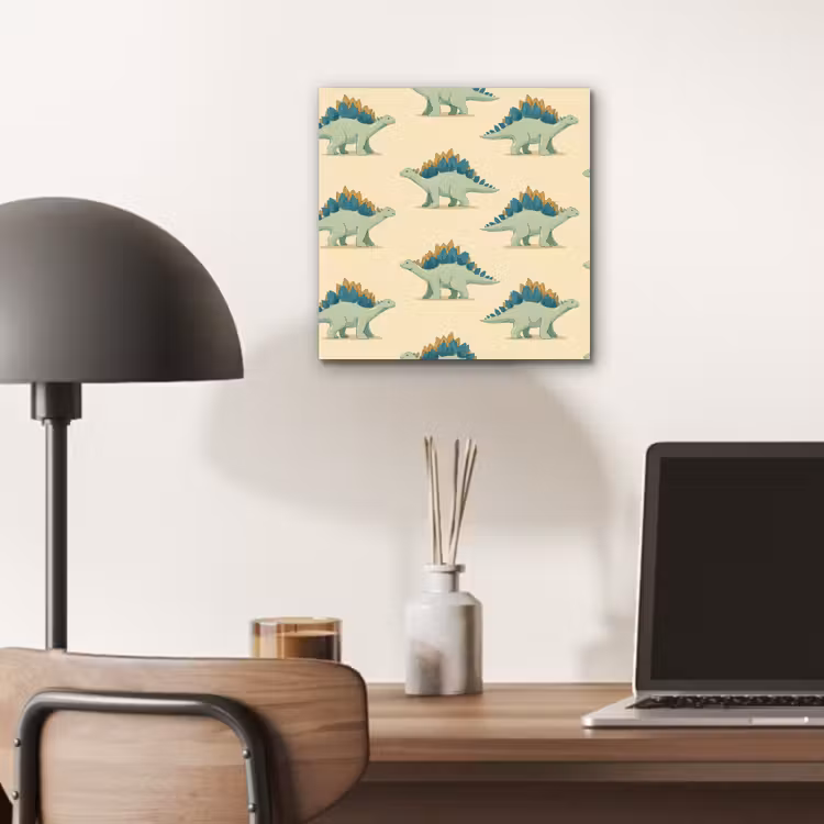 Dino - Patroon - Groen aluminium wit klein 46 -sfeer5