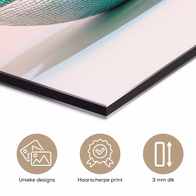 Disco - Discobal - Meloen - Pastel aluminium wit klein -closeup_NL