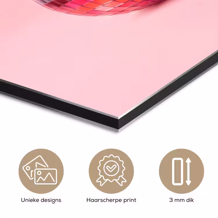 Disco - Kersen - Roze aluminium wit klein -closeup_NL