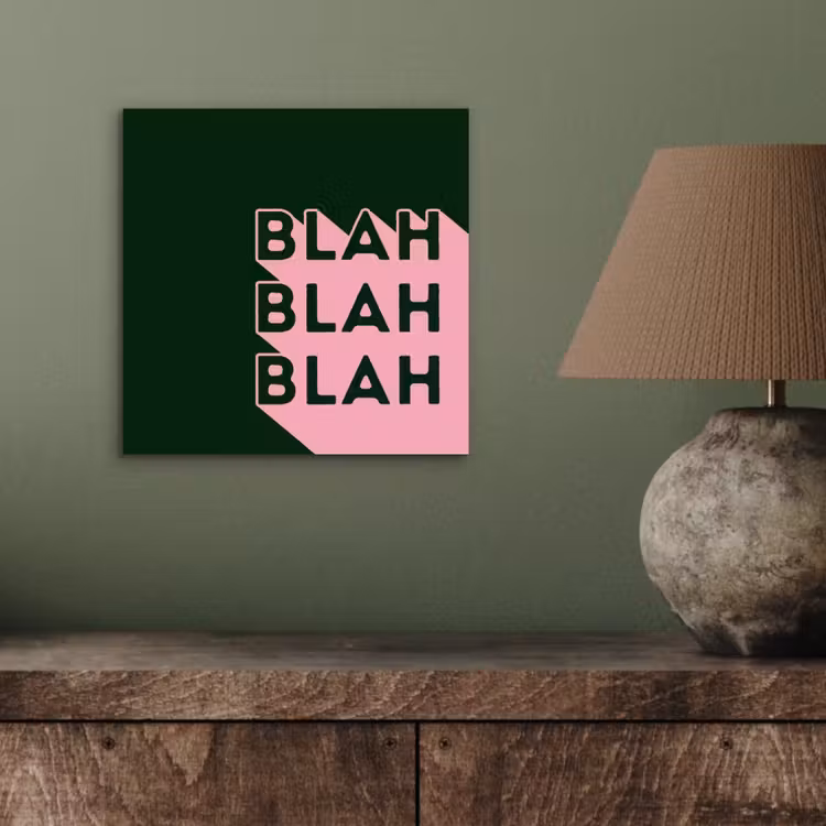 Donkergroen - Tekst - Schaduw - Grafisch aluminium wit klein -sfeer2