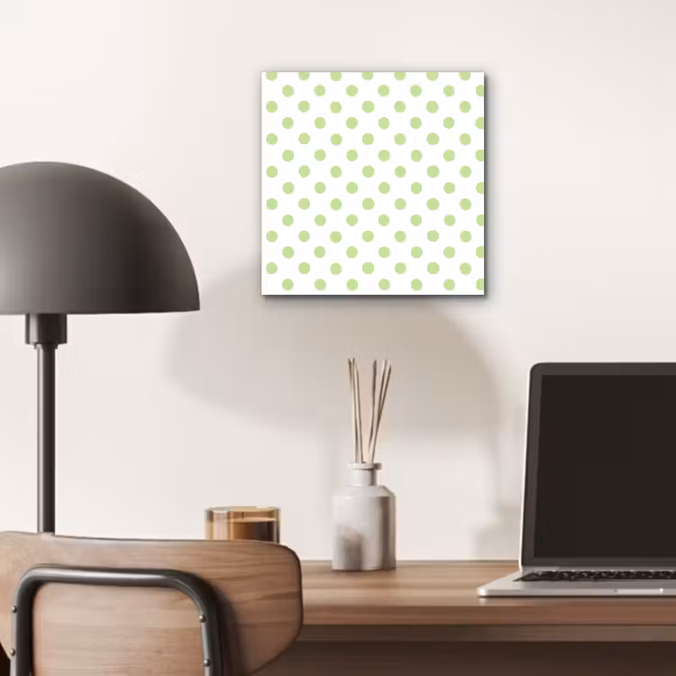 Dots - Klassiek - Groen aluminium wit klein 46 -sfeer5