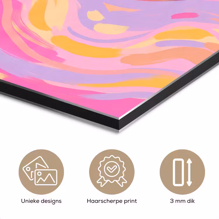 Drank - Inschenken - Feest - Abstract - Roze aluminium wit klein -closeup_NL