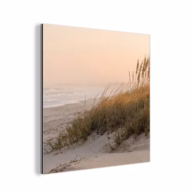 Duinlandschap - Zonsondergang - Strand aluminium wit klein -3d