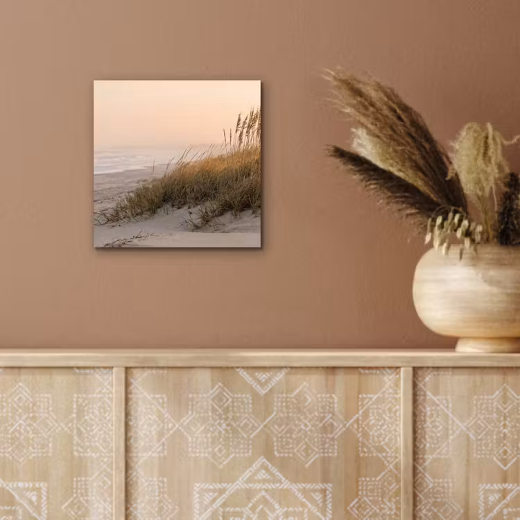 Duinlandschap - Zonsondergang - Strand aluminium wit klein -sfeer4