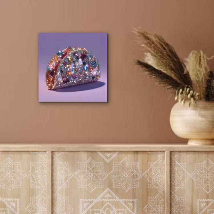 Edelstenen - Glitters - Paars - Kleurrijk aluminium wit klein -sfeer4