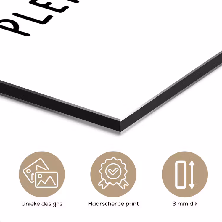 Een speciaal plekje in mijn hart - Spreuken - Quotes aluminium wit klein -closeup_NL