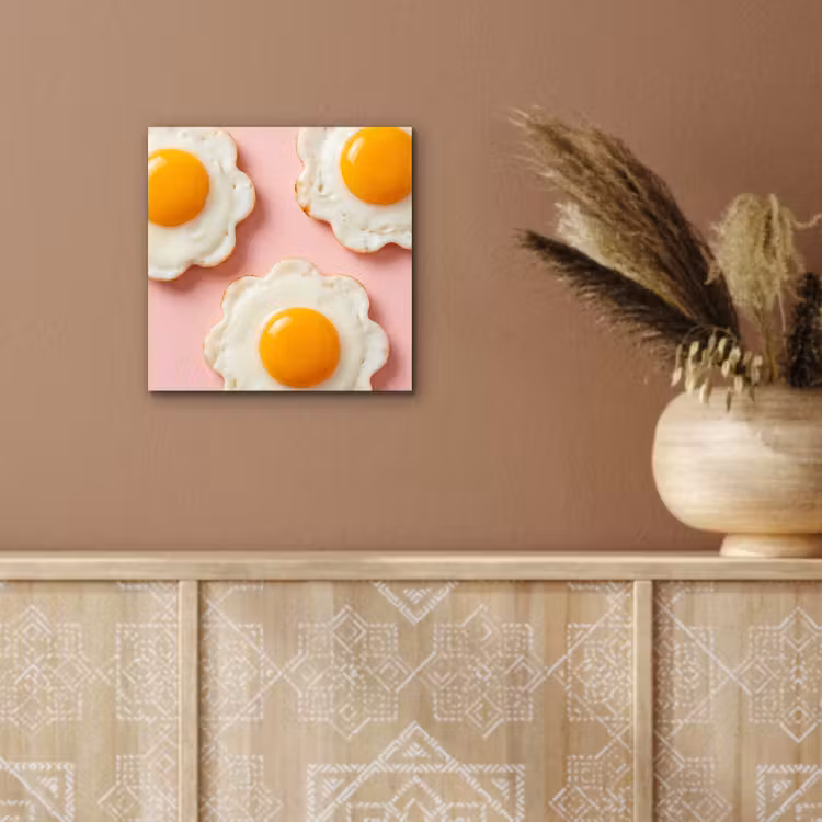 Eieren - Bloem - Roze aluminium wit klein -sfeer4