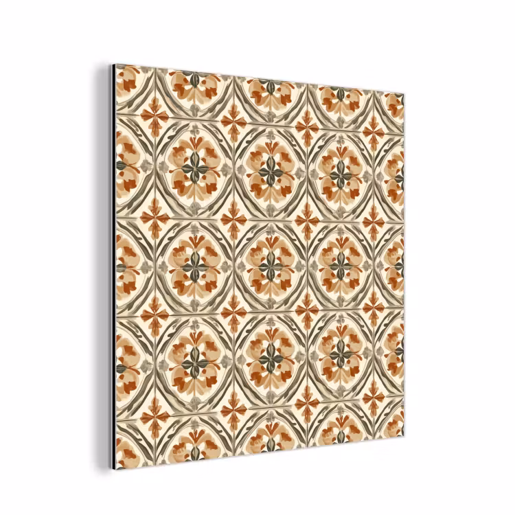 Elegant - Antiek - Kleurrijk aluminium wit klein 46 -3d