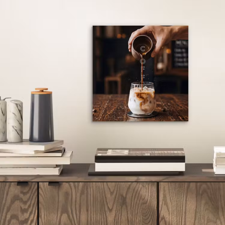 Espresso - Melk - Café aluminium wit klein -sfeer1