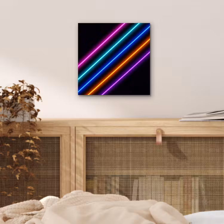 Esthetiek - Retro - Neon aluminium wit klein -sfeer3