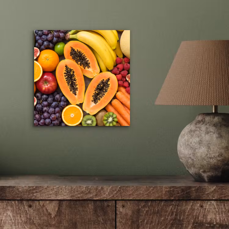 Eten - Fruit - Groenten - Vers - Kleurrijk aluminium wit klein -sfeer2