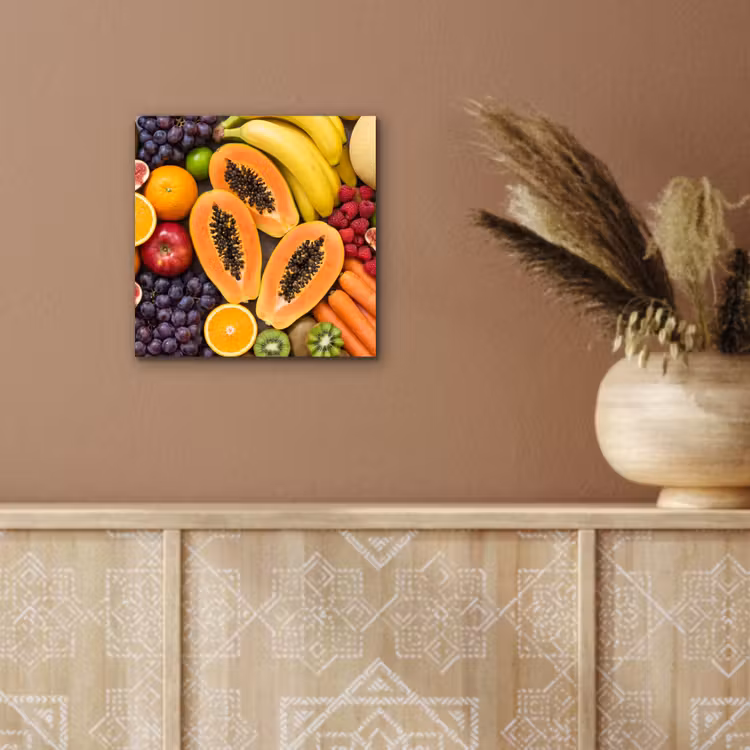 Eten - Fruit - Groenten - Vers - Kleurrijk aluminium wit klein -sfeer4