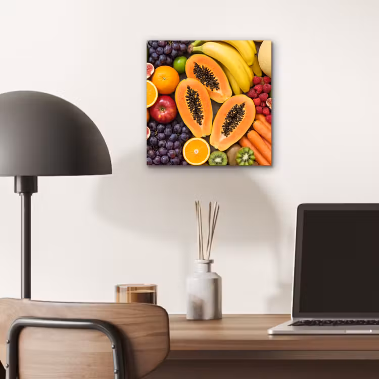 Eten - Fruit - Groenten - Vers - Kleurrijk aluminium wit klein -sfeer5