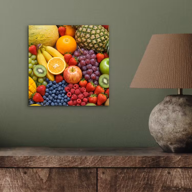 Eten - Fruit - Vers - Kleurrijk - Voeding aluminium wit klein -sfeer2
