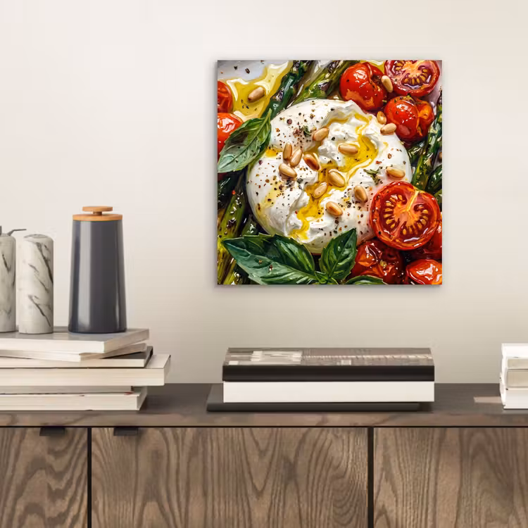 Eten - Groenten - Kaas - Modern - Vers aluminium wit klein -sfeer1
