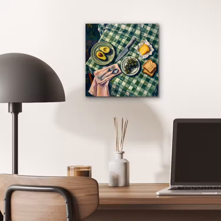 Eten - Ontbijt - Tafel - Modern - Groen aluminium wit klein -sfeer5