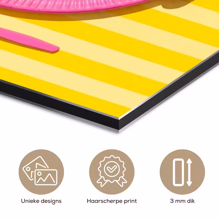 Eten - Roze - Geel - Modern - Culinaire aluminium wit klein -closeup_NL