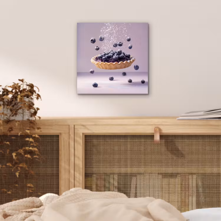 Eten - Taart - Bessen - Blauw aluminium wit klein -sfeer3