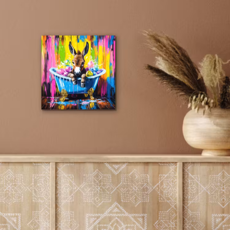 Ezel - Badkuip - Roze - Schuim aluminium wit klein -sfeer4