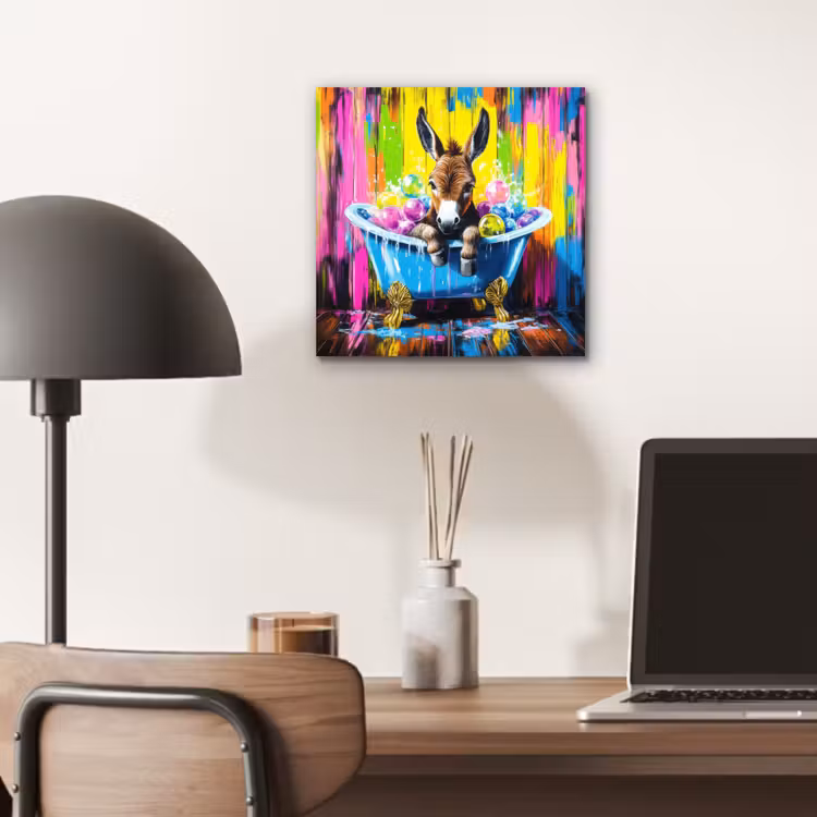 Ezel - Badkuip - Roze - Schuim aluminium wit klein -sfeer5