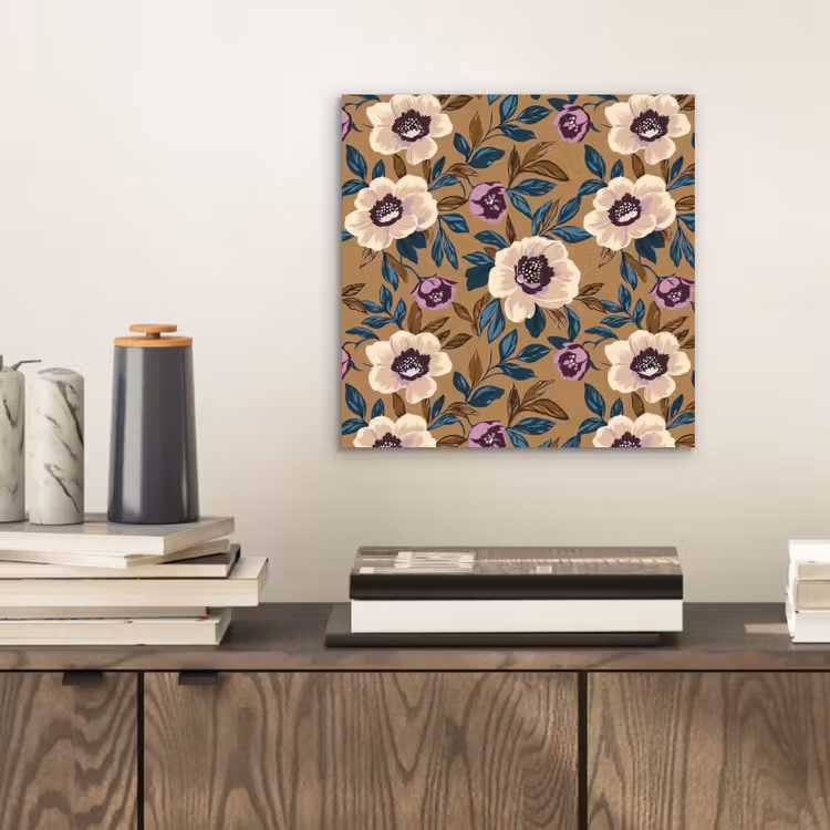 Floraal - Stilleven - Kleurrijk aluminium wit klein 46 -sfeer1