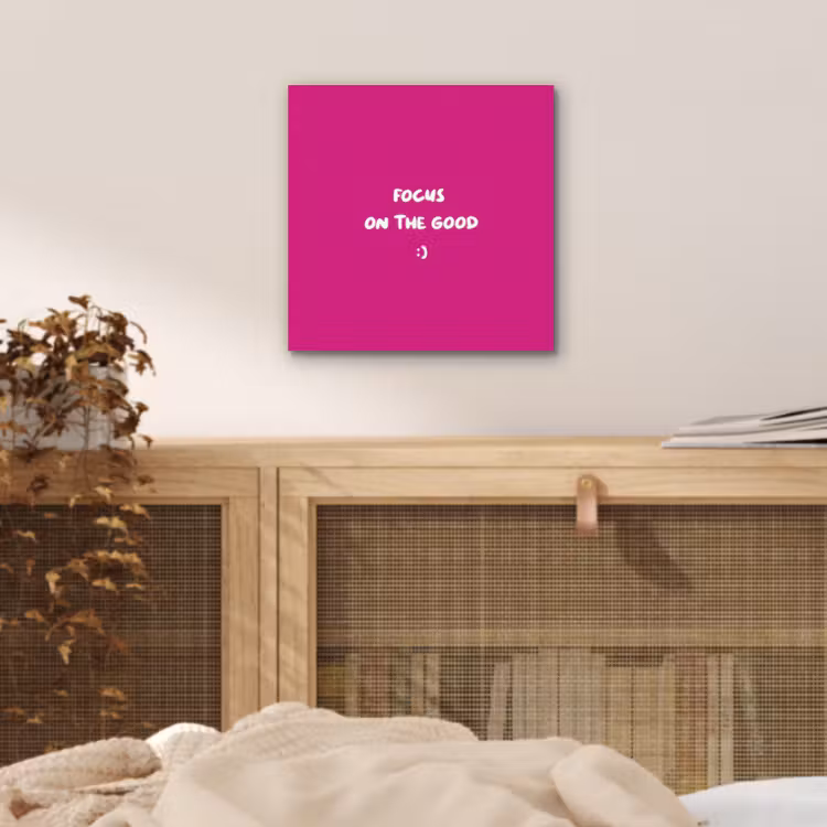 Focus - Smiley - Roze aluminium wit klein -sfeer3