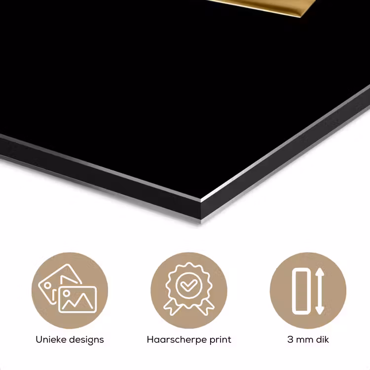 Friet - Goud - Chrome - Eten aluminium wit klein -closeup_NL