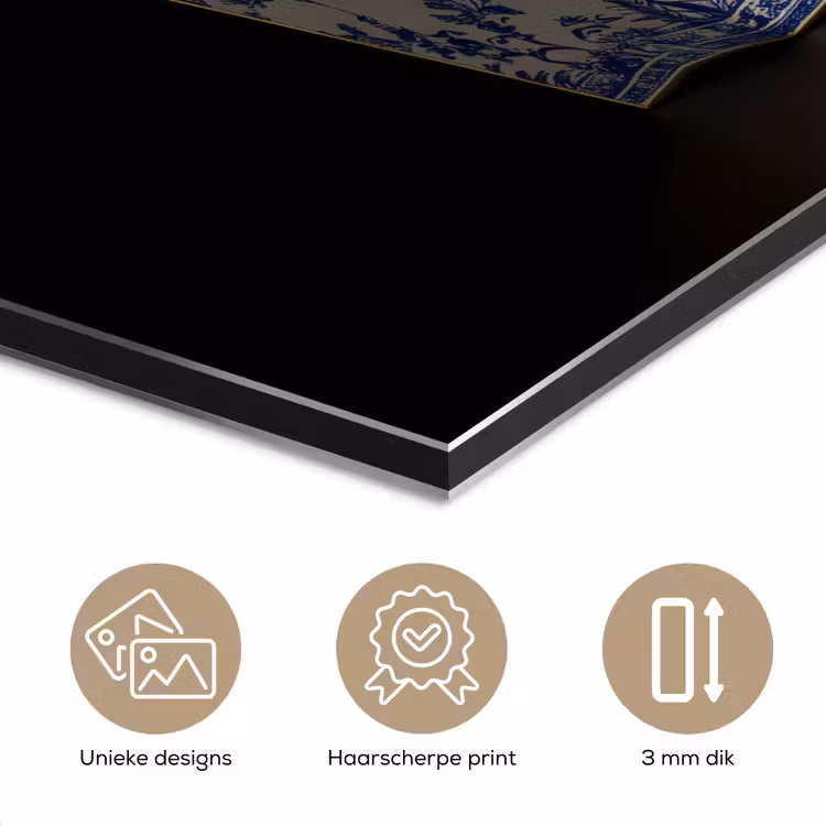 Friet - Porselein - Delfts blauw - Eten aluminium wit klein -closeup_NL