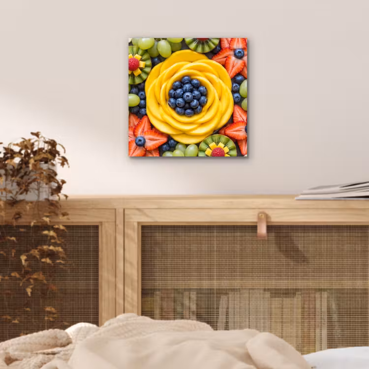 Fruit - Arrangement - Gezond - Kleurrijk - Eten aluminium wit klein -sfeer3