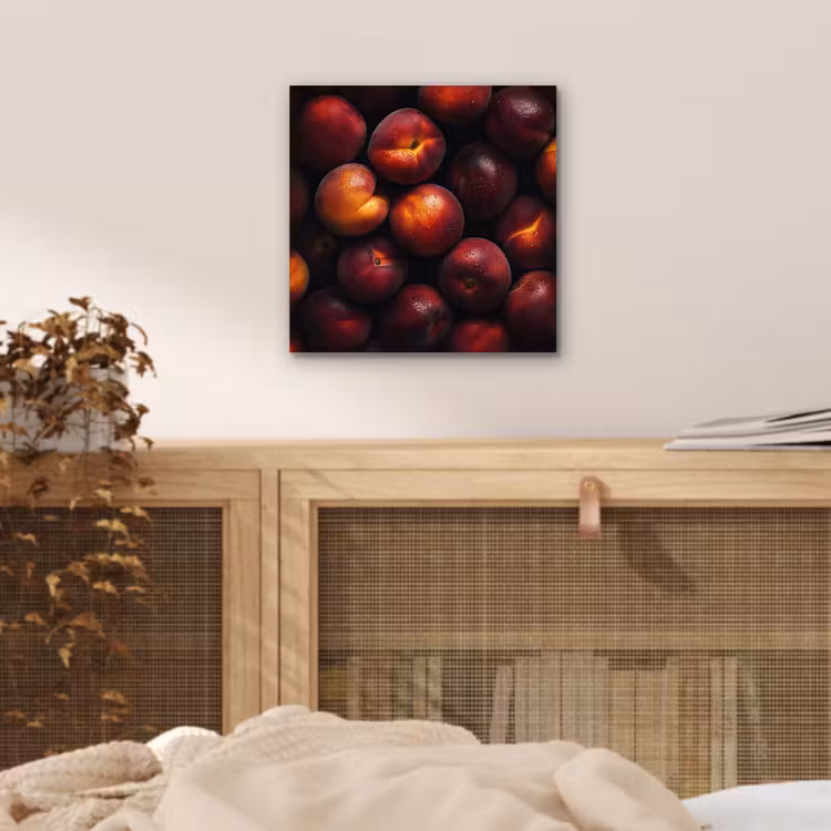 Fruit - Close up - Nectarines aluminium wit klein -sfeer3