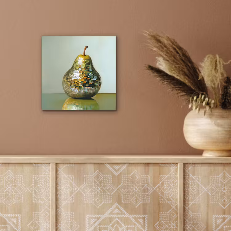 Fruit - Disco - Art - Glitter aluminium wit klein -sfeer4