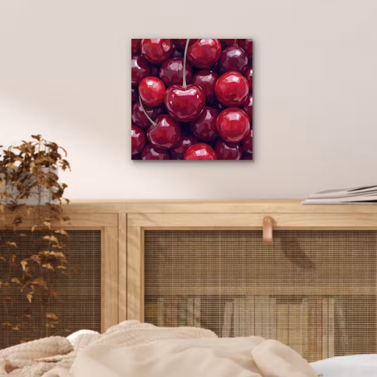 Fruit - Kersen - Eten - Modern - Rood aluminium wit klein -sfeer3