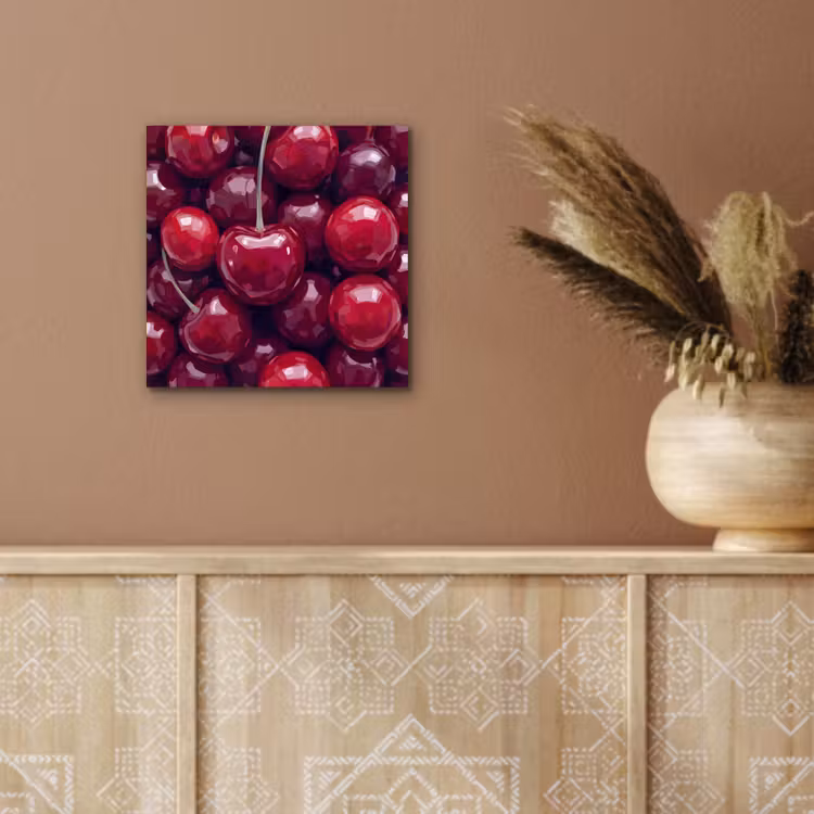 Fruit - Kersen - Eten - Modern - Rood aluminium wit klein -sfeer4
