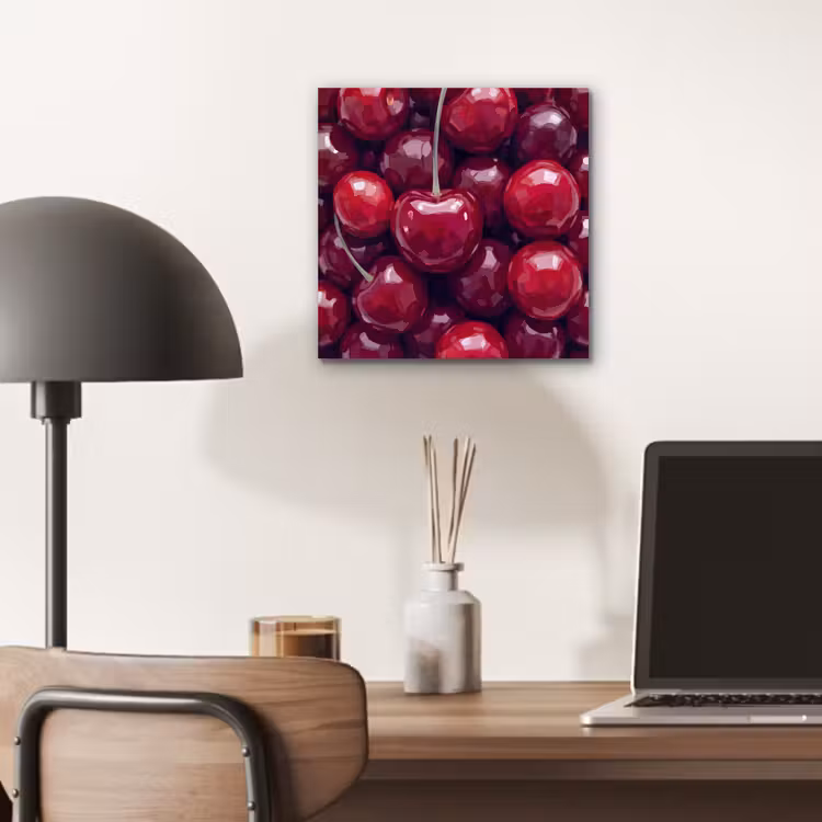 Fruit - Kersen - Eten - Modern - Rood aluminium wit klein -sfeer5