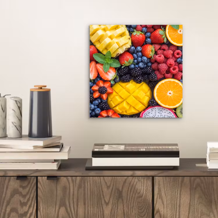 Fruit - Vers - Kleurrijk - Eten aluminium wit klein -sfeer1