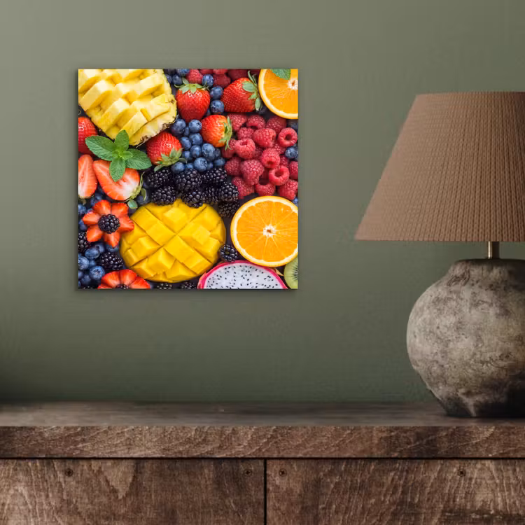 Fruit - Vers - Kleurrijk - Eten aluminium wit klein -sfeer2