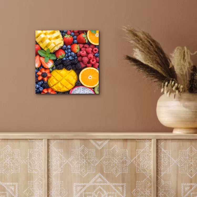Fruit - Vers - Kleurrijk - Eten aluminium wit klein -sfeer4